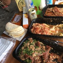 プルコギ・鳥もろみ酢・骨付きカルビ